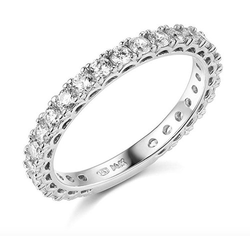 Round 14k white gold - ct,